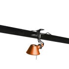 Artemide Tolomeo Pinza Clip-on Light Micro Orange
