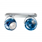 Fabbian Beluga Double Ceiling/Wall Light - Blue