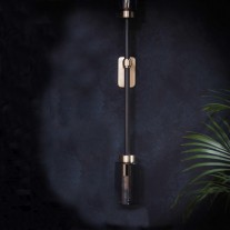 Bert Frank Farol Single Wall Light Smoked Glass