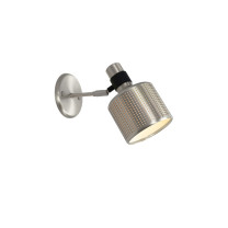 Bert Frank Riddle Single Wall Light Satin Nickel
