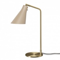 Rubn Miller Table Lamp Light Sand Brass Base