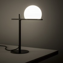 Estiluz Circ LED Table Lamp Black