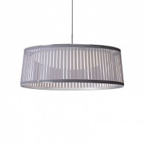 Pablo Solis Drum LED Pendant Light 36 Silver