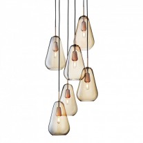 Nuura Anoli 6 Chandelier Gold