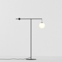 Luceplan Malamata Floor Lamp Matt Black