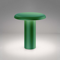 Artemide Takku LED Portable Table Lamp Anodized Green