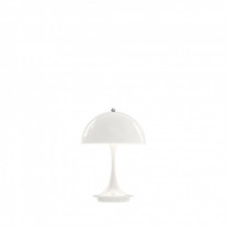 Louis Poulsen Panthella 160 Portable V2 LED Table Lamp White Metal