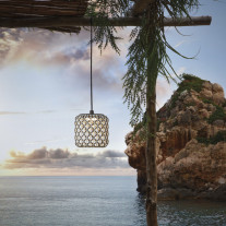 Bover Nans S/16/H Outdoor LED Pendant Beige