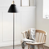 Design For The People Strap Floor Lamp Black