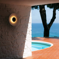 White Marset Ginger C LED Outdoor Wall Light