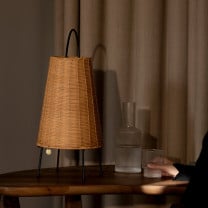 Ferm Living Porti Braided Lamp LED on Shelf
