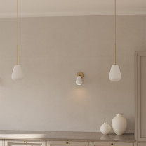 Nuura Anoli Spot Pendant White Lifestyle Counter