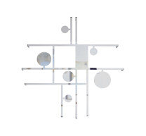 Axolight Manifesto LED Ceiling/Wall Light - Mirrored Steel