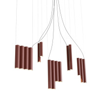 Lambert & Fils Silo 14 LED Chandelier - Red