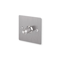 Buster and Punch 1G Modular Dimmer Switch - Steel Linear