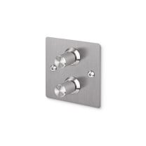 Buster and Punch 2G Modular Dimmer Switch Steel Linear