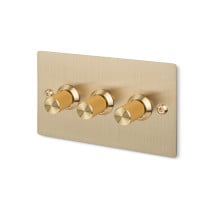 Buster + Punch 3G Dimmer Switch Brass Linear