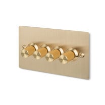 Buster + Punch 4G Dimmer Switch Linear Brass