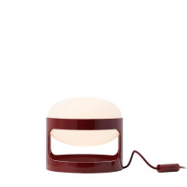 Kartell KD28 Table Lamp Burgundy