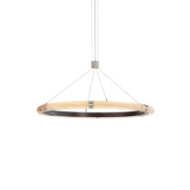 J. Adams & Co Strata Circular Pendant 900 Satin Nickel