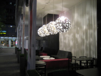 Zero Camouflage 80 cm in situ three pendants