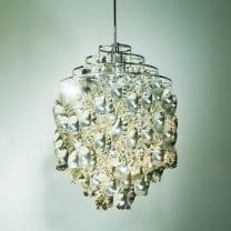 Verpan Spiral SP01 Pendant Silver