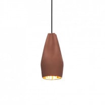 Marset Pleat Box Pendant Light - Teracotta Gold (13)