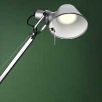 Artemide Tolomeo Reading LED Floor Lamp From Below