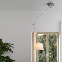 Artemide Tolomeo Decentrata Suspension in Living Room