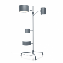 Moooi Statistocrat Floor Lamp LED RAL 7001 Silver Grey