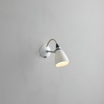 Original BTC Hector Dome Wall Light Small On