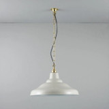 Original BTC School Pendant Putty Grey and White