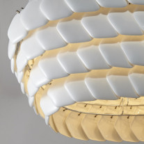 Original BTC Canton Pendant Light Oval Detail