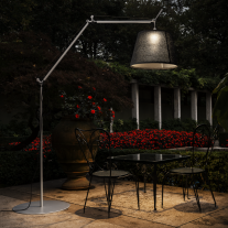 Artemide Tolomeo Paralume Outdoor Floor Lamp LED Black