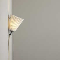Original BTC Hector Pleat Portable Wall Light Medium On
