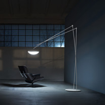 Prandina Effimera LED Floor Lamp Matt White