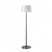 Foscarini Lumiere XXL Floor Lamp Black Chrome / White