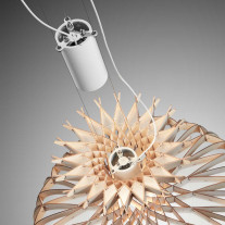Close Up of Bover Dome 60 LED Pendant