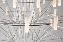 Moooi Coppelia Suspended LED Chandelier Stainless Steel
