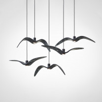 Black Brokis Night Birds Suspension Lights