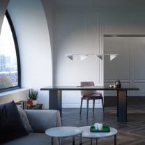 Axolight Orchid 4 LED Suspension Above Dining Table