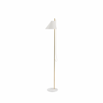 Louis Poulsen Yuh LED Floor Lamp Brass / White
