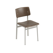Muuto Loft Chair - Grey/Stained Dark Brown