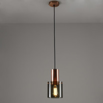 Original BTC Walter Pendant Copper & Anthracite Size 1