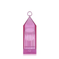 Kartell Lantern LED Portable Table Lamp Pink
