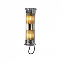 DCW éditions In The Tube 100-350 Wall Light Gold Diffusers / Gold Reflector / Transparent Stoppers