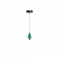 Petite Friture LED Cherry Pendant Extra Small Mint Green & Titanium
