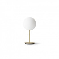 Audo Copenhagen TR Bulb Table Lamp Brushed Brass / Matt Opal Shade
