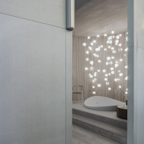 Brokis Ivy Suspension Lights in Bathroom