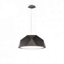 Fabbian Crio Pendant - Large, Dark Wood